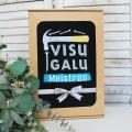 VISŲ GALŲ MEISTRAS - siuvinėtas rankšluostis - meistrui