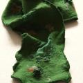 feltingmiracles - Šalikėlis "Žalias žalias "
