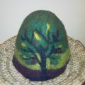 Pirties kepurė su medžiu