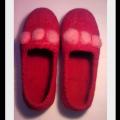 Raudonas veltas apavas