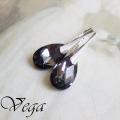 Silver night swarovski pear shaped