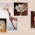 ziogeskeramika - šamotinės gėlės