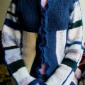 Dryžuotas megztinis