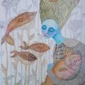 reksioosha - mėlynveidė su žuvim