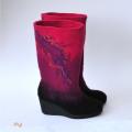 RitaJfelt - Veltinio batai "Pink &Purple "